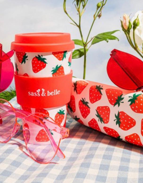 Melamine single wall Travel Cup with lid