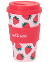 Melamine single wall Travel Cup with lid