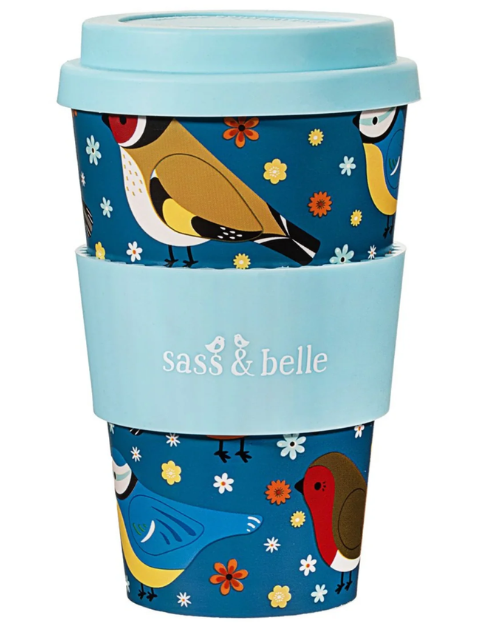 Melamine single wall Travel Cup with lid